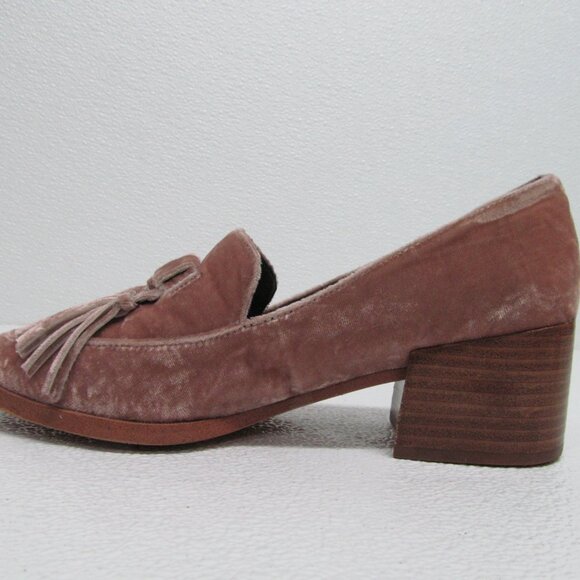 Rebecca Minkoff Edie Berry Velvet Tassel Loafers 7M - Picture 6 of 9